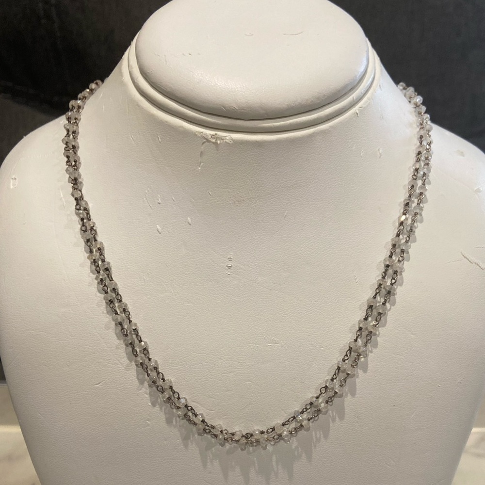 Double Strand Bead Necklace